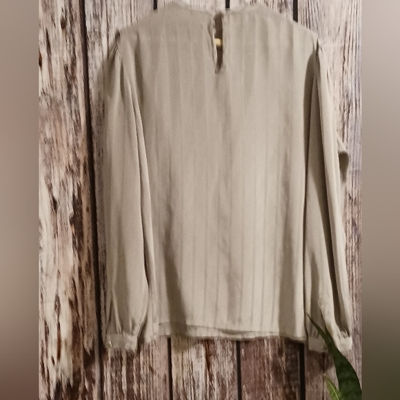 80s Vintage gray blouse - Picture 9 of 11